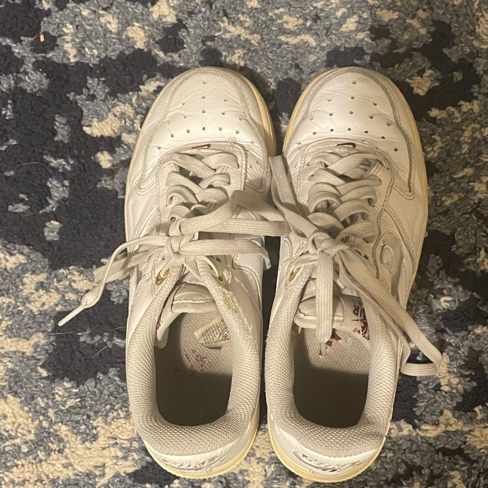 Nike Air White and Cream Sneakers